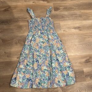 J. Crew Floral Sundress Midi
